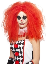 Paruka Clown oranžová