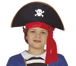 Dětský pirátský klobouk se stuhou