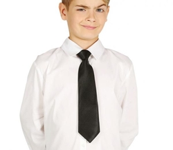 Černá dětská kravata