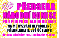 Průkaz Předseda národní komise pro ...