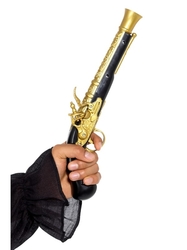 Pirátská pistole černá, 30 cm