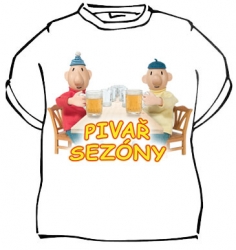 Tričko Pat a Mat Pivař sezony