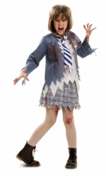 Dětský kostým Zombie školačka