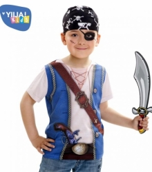 Dětské tričko 3D Pirát