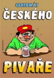 Certifikát českého pivaře