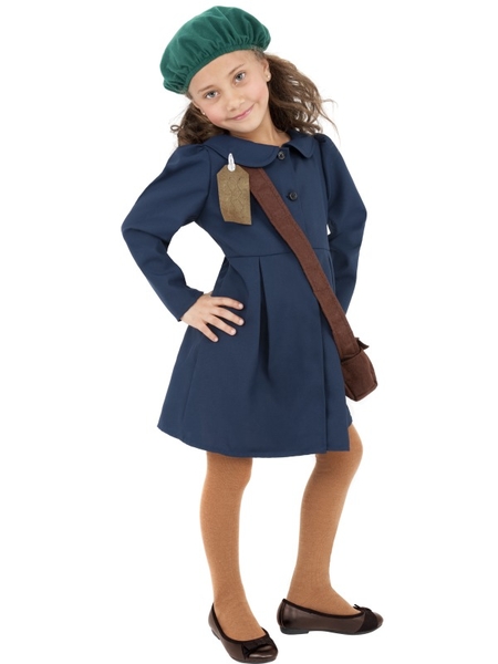Dětský kostým Válečná evakuovaná dívka